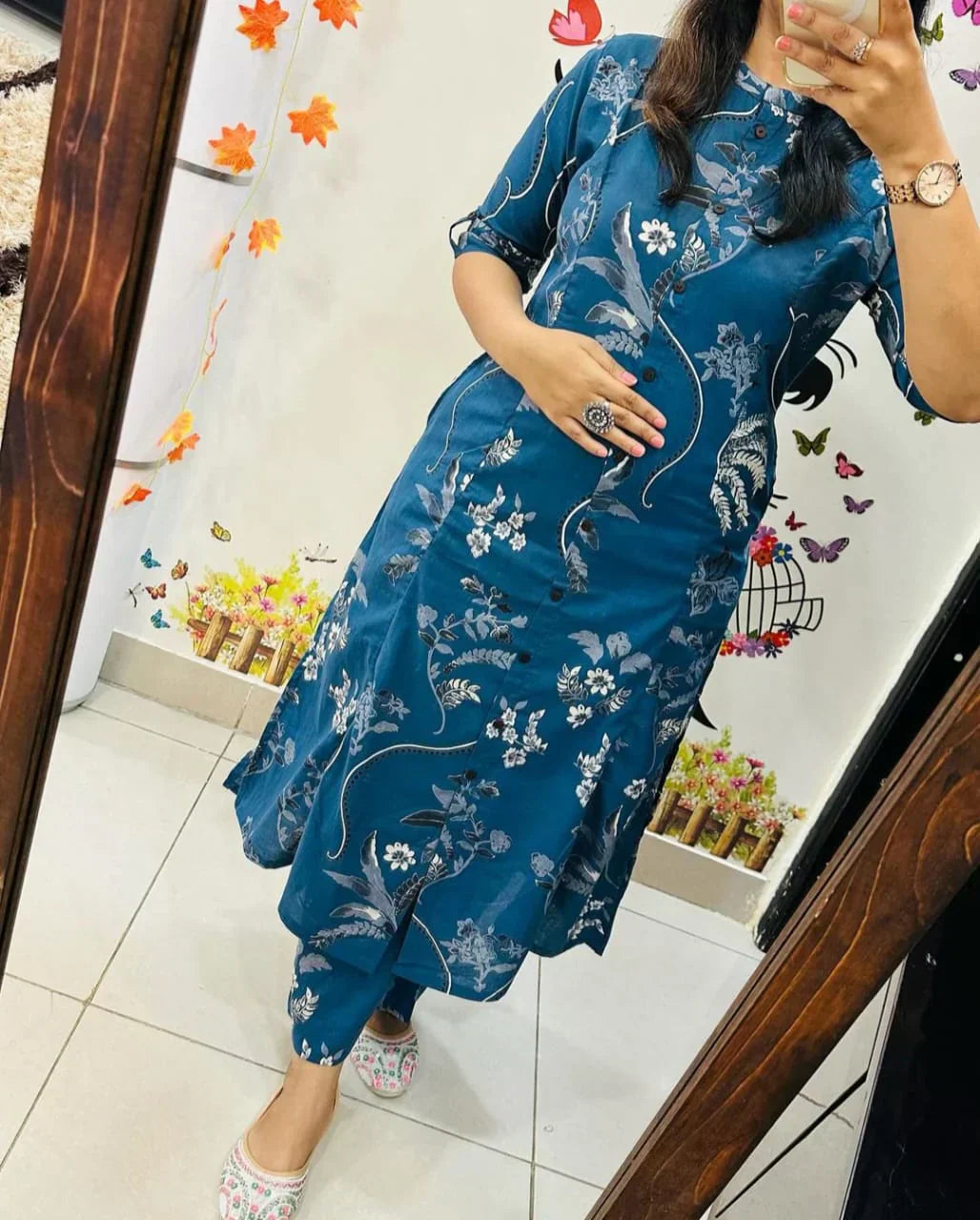 Summer Cotton Co-Ord Set For Women