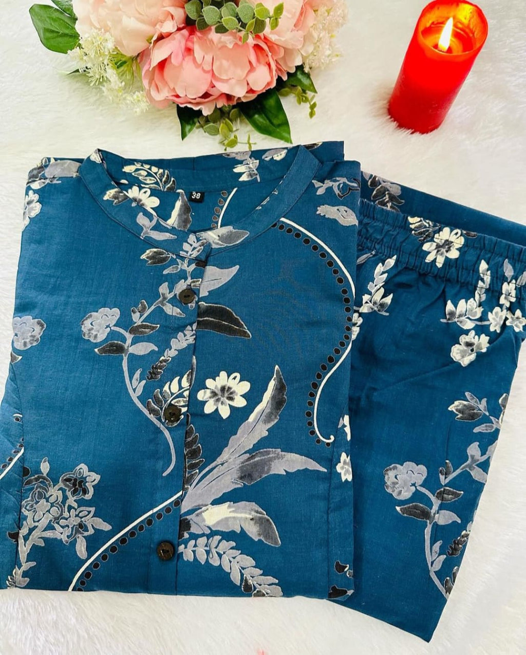 Summer Cotton Co-Ord Set For Women