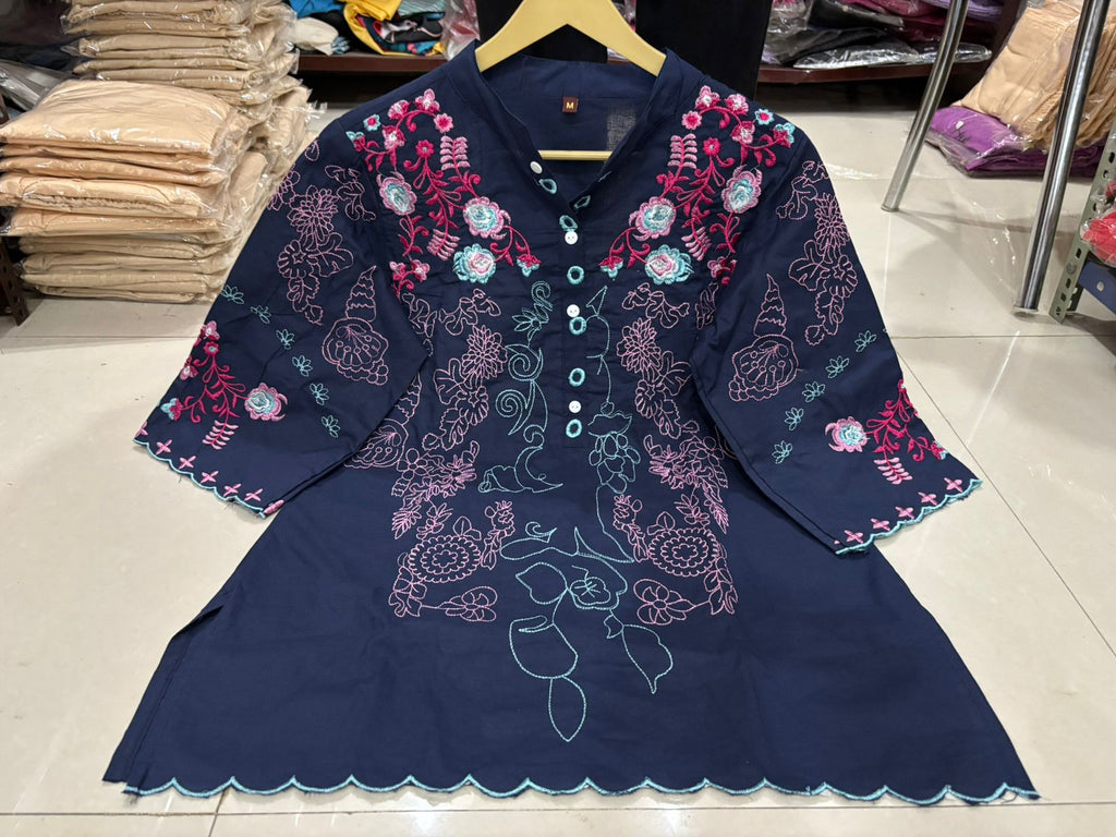 Beautyful Cotton Wardrobe  Embroidery Cod Set