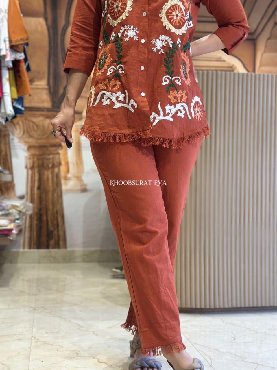 Beautiful Cotton Flex Embroidery Cord Set